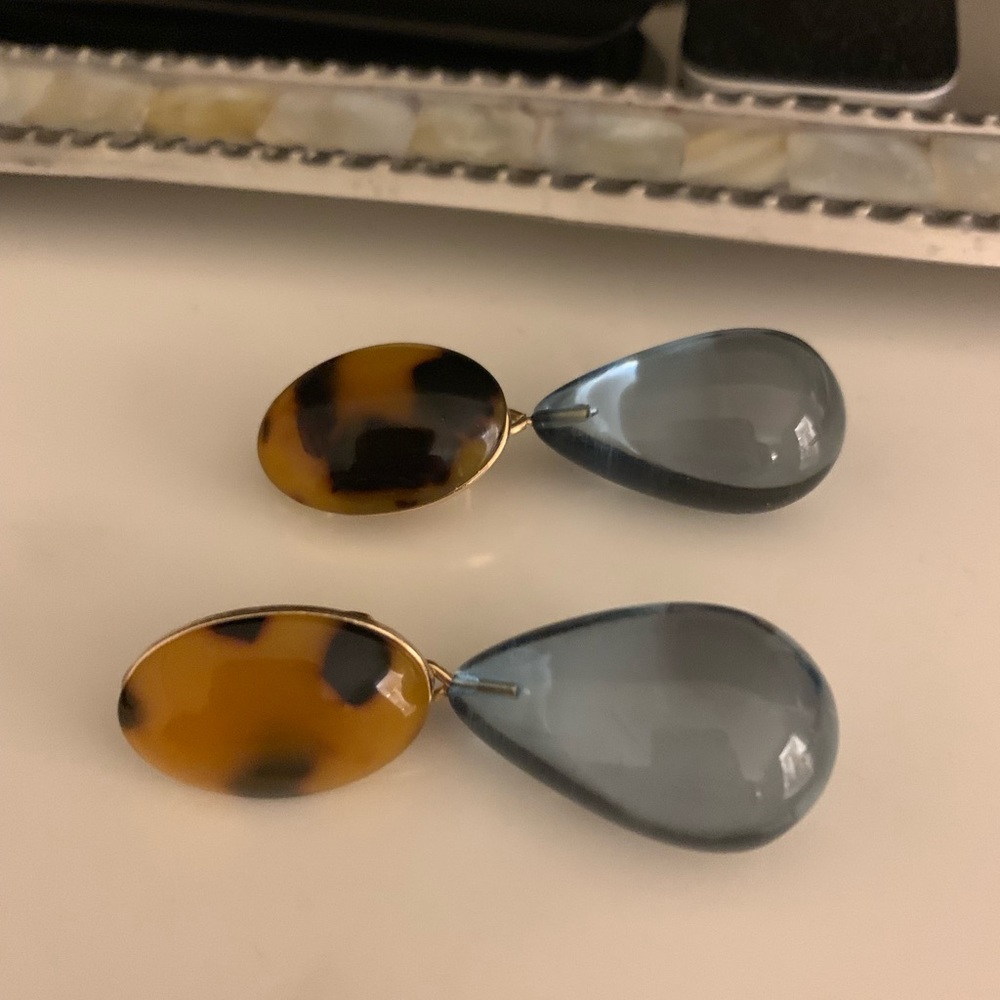 Zara Resin Statement Clip-On Earring